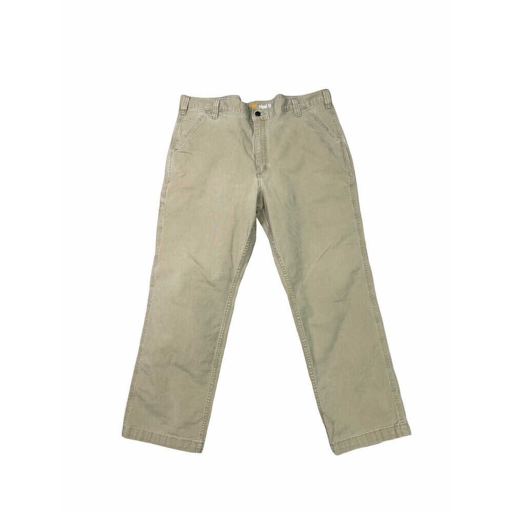 Carhartt Pants Mens Tag 42x30 (41x30) Canvas Relaxed Fit Straight Leg Workwear